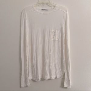 T Alexander Wang | Long Sleeve White Blouse